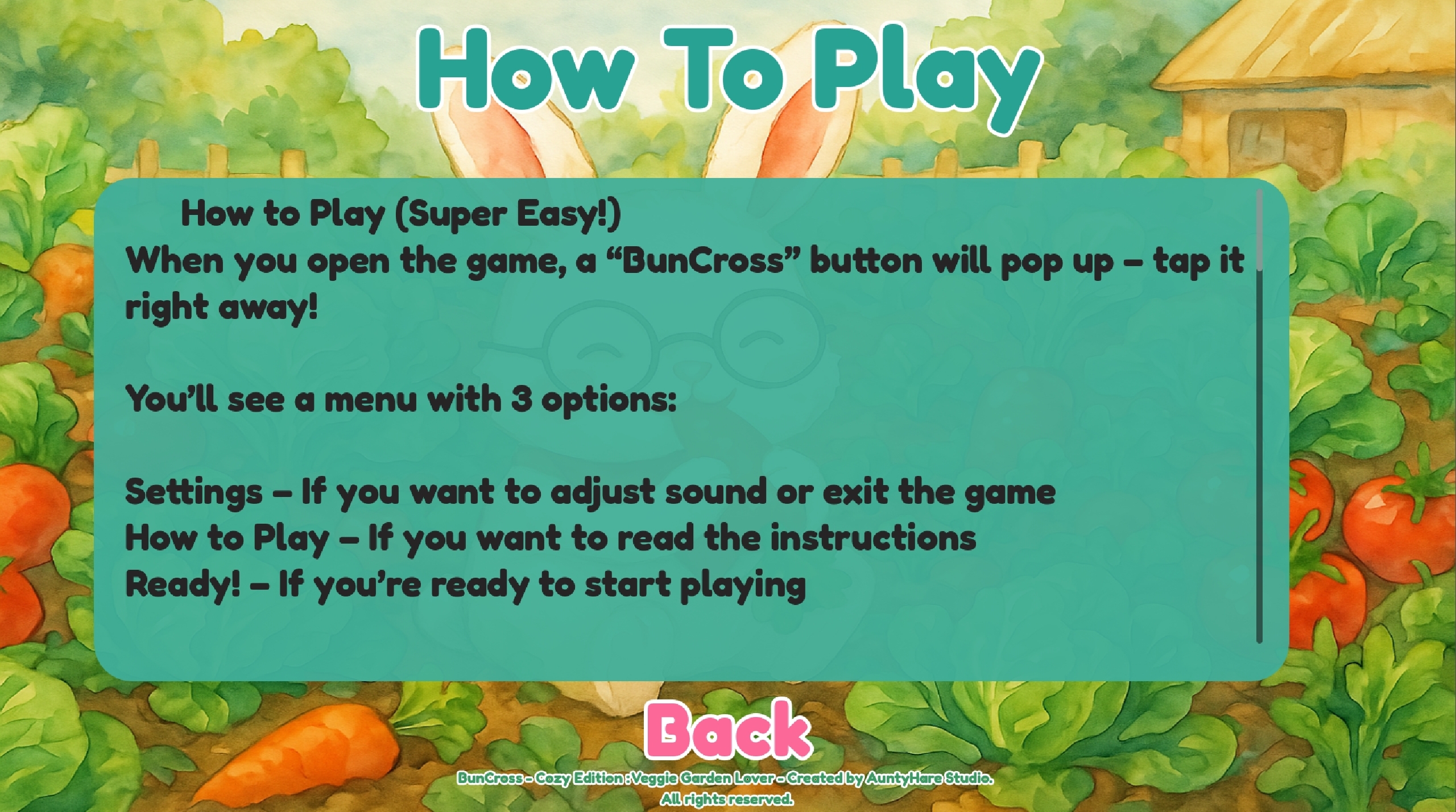 BunCross Cozy How to Play