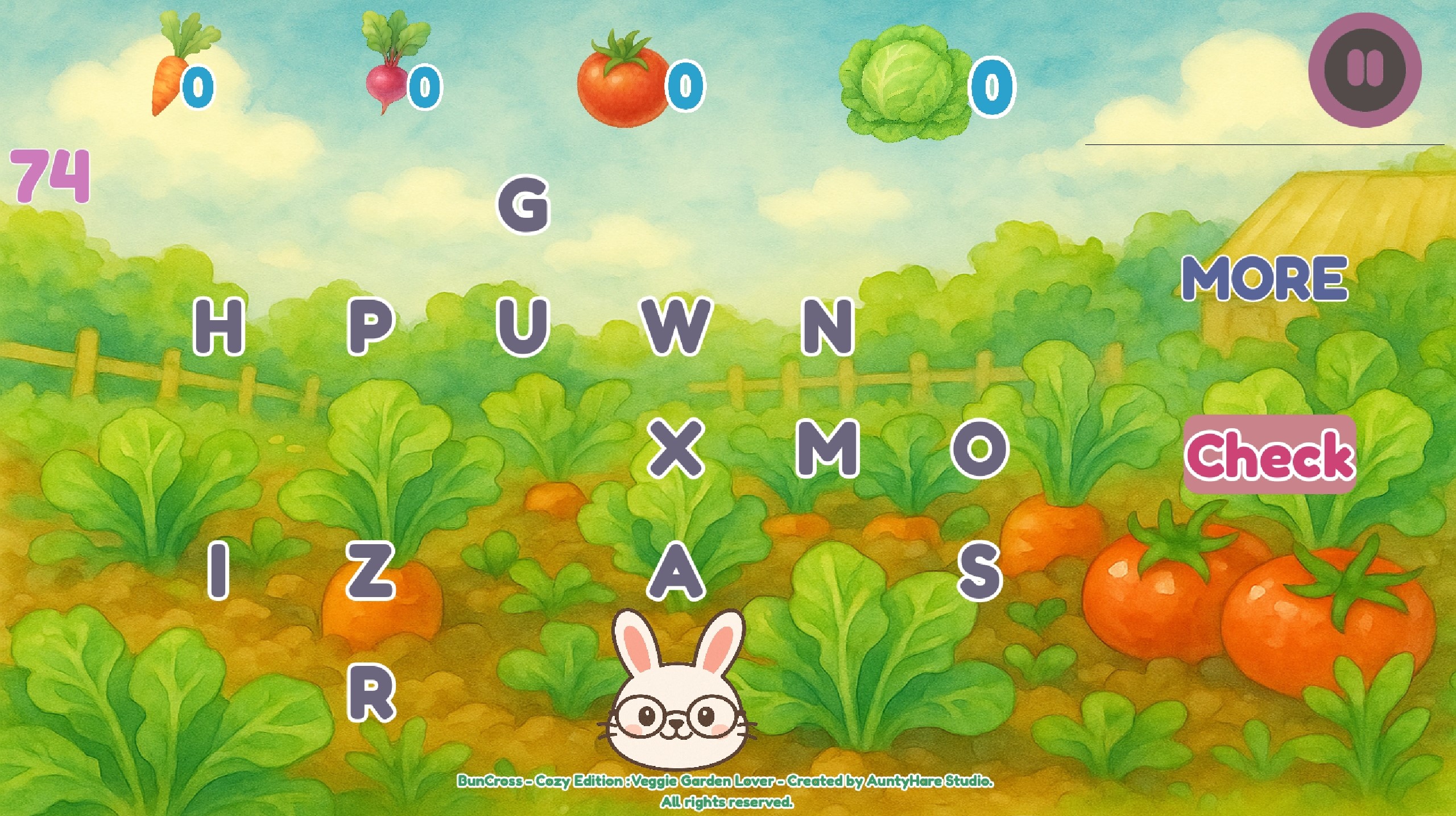 BunCross Cozy Create Words
