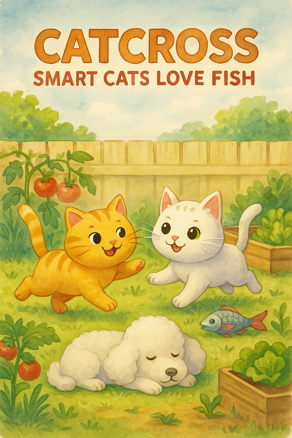 CatCross Smart Cats Love Fish